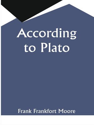 cover image of According To Plato